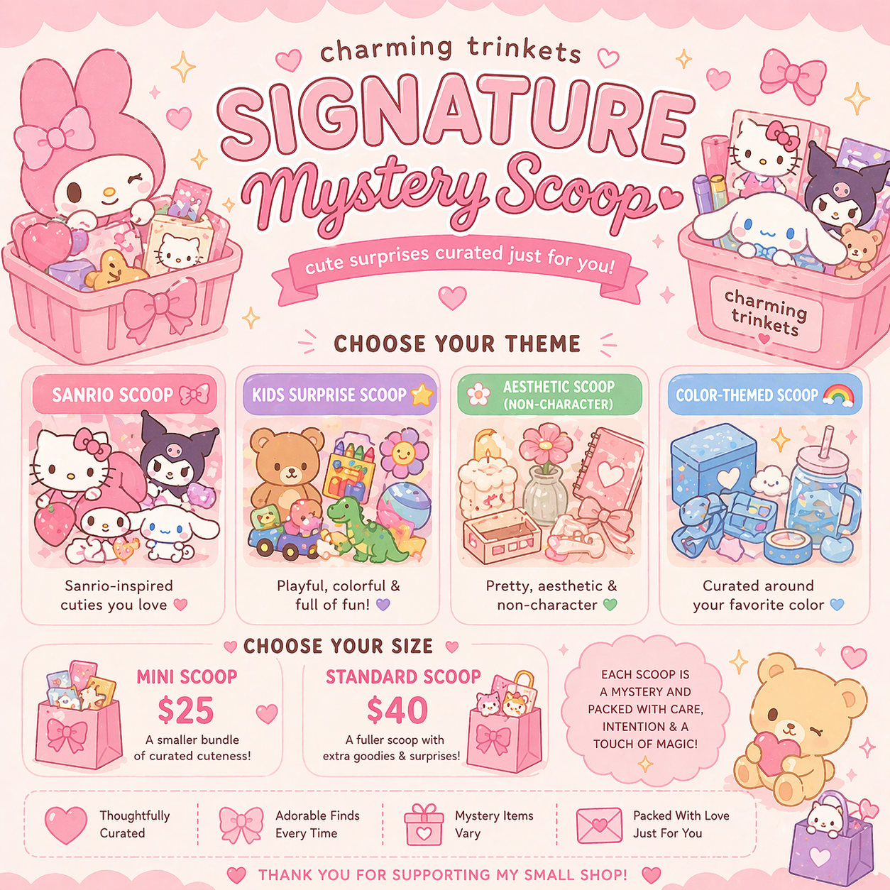 Charming Trinkets Signature Mystery Scoop 💝 – Charming Trinkets
