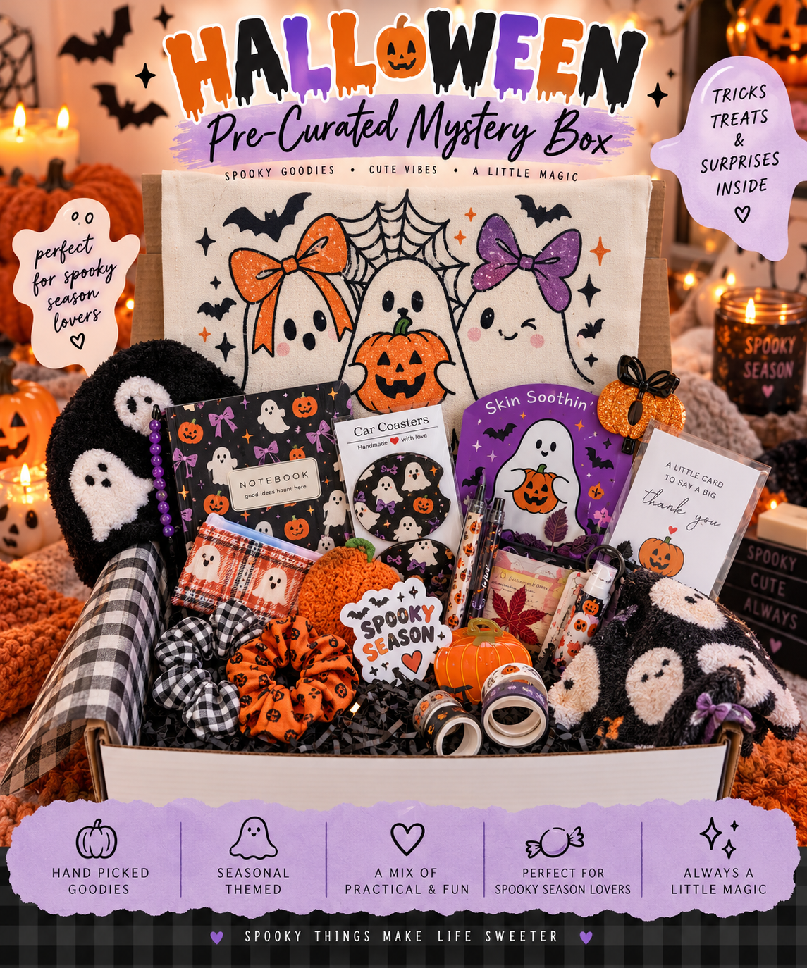 Halloween Pre-Curated Mystery Boxes 🎃 | Limited Edition